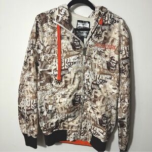 Zoo York Graffiti Style Jacket Size Small